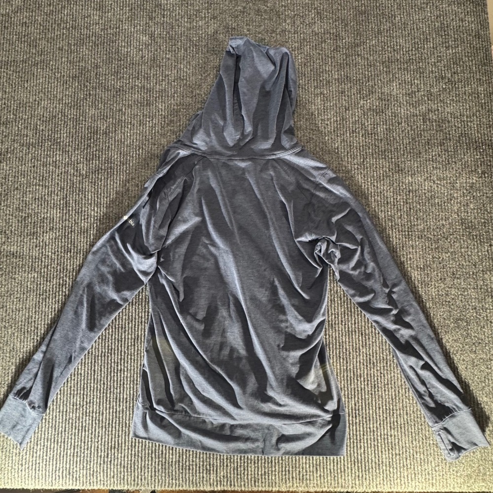 Columbia Women S Full Zip Hoodie Thumb Holes Athletic Lightweight Jacket Running - Picture 2 of 4